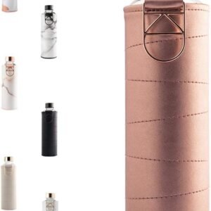 EQUA Faux Leather Sleeve Water Bottle