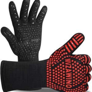 Extreme heat resistant BBQ gloves
