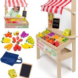 Farmers Market Stand – Toy Grocery Set