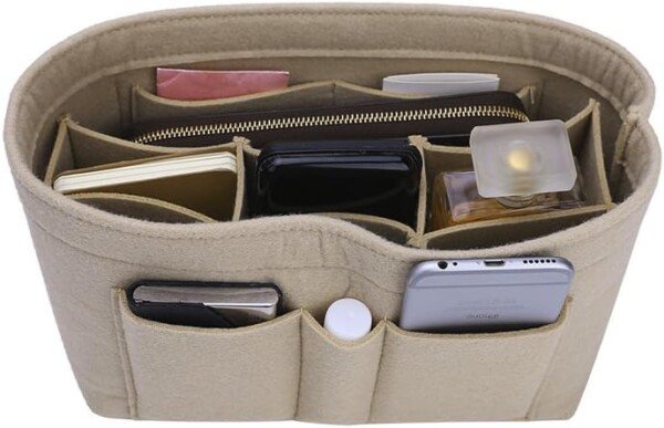 Felt Purse Organizer Insert - Multiple Colors