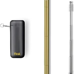 FinalStraw Collapsible Reusable Straw | Travel Case | Easy to Clean