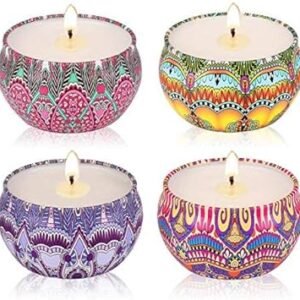 Floral Scented Candles Gift Set