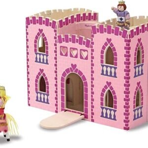 Fold & Go Wooden Princess Castle Set