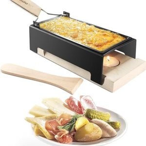 Foldable Cheese Raclette with Candlelight Melter