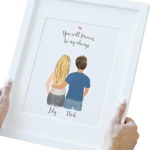 Forever Love Couples Print – 8×10 (Unframed)