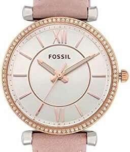 Fossil Carlie Women’s Watch – Stainless Steel or Leather