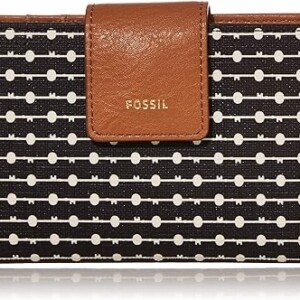 Fossil Leather RFID-Blocking Tab Clutch