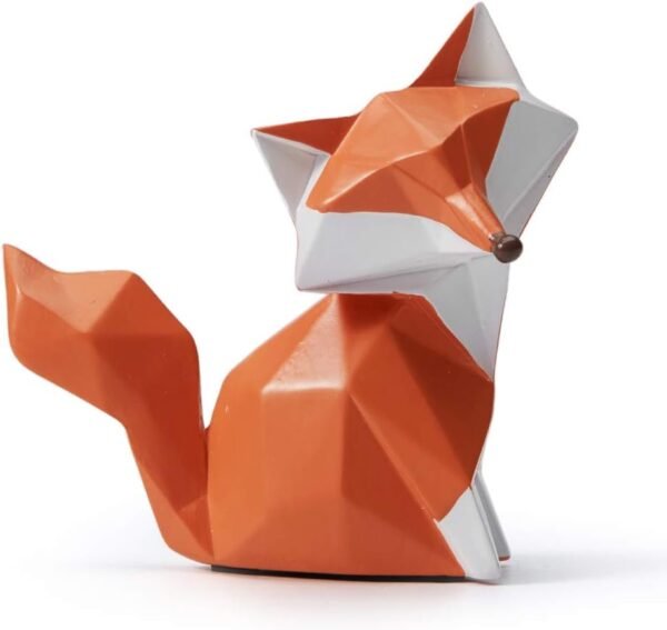 Fox Figurine Sculpture Decor Gift