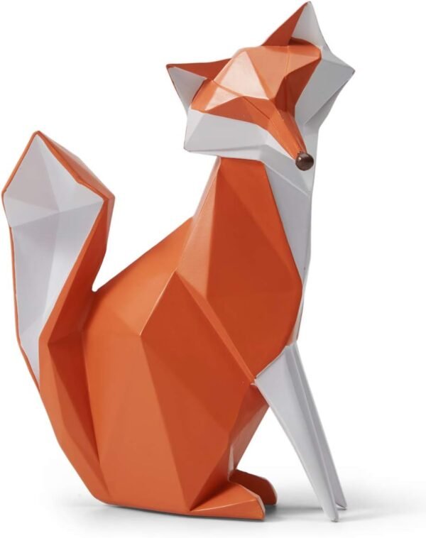 Fox Figurine Statue for Home Decor