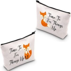 Fox Lover Gift Makeup Bag