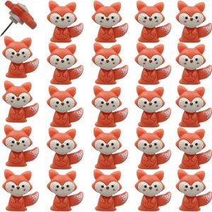 Fox Resin Push Pins – 25 Pcs