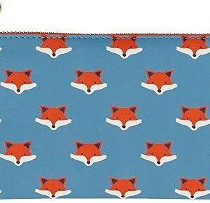 Foxes Pencil Pouch – Faux Leather