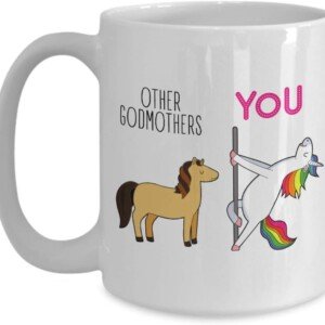 Funny Godmother Proposal Unicorn Mug