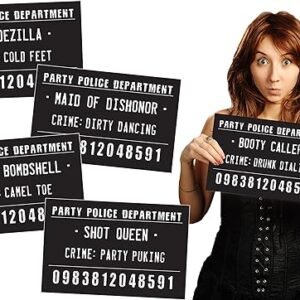 Funny Mugshot Signs – Party Prop Supplies