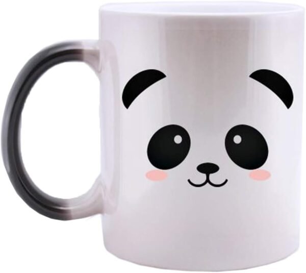 Funny Panda Heat Changing Ceramic Mug