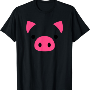 Funny Pig Face Halloween T-Shirt