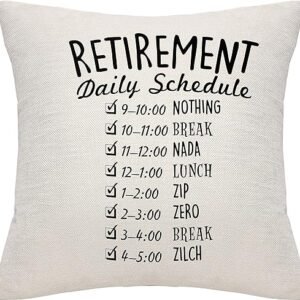 Funny Retirement Pillowcase for Men and Women