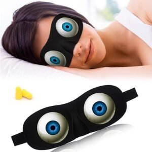 Funny Sleep Mask with Adjustable Strap