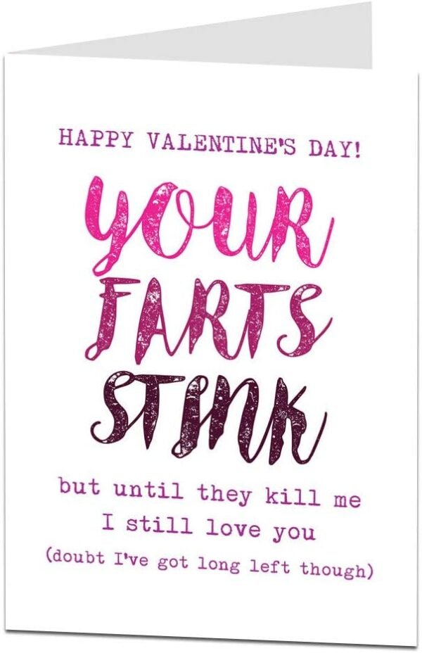 Funny Valentine's Day Card for Him & Her