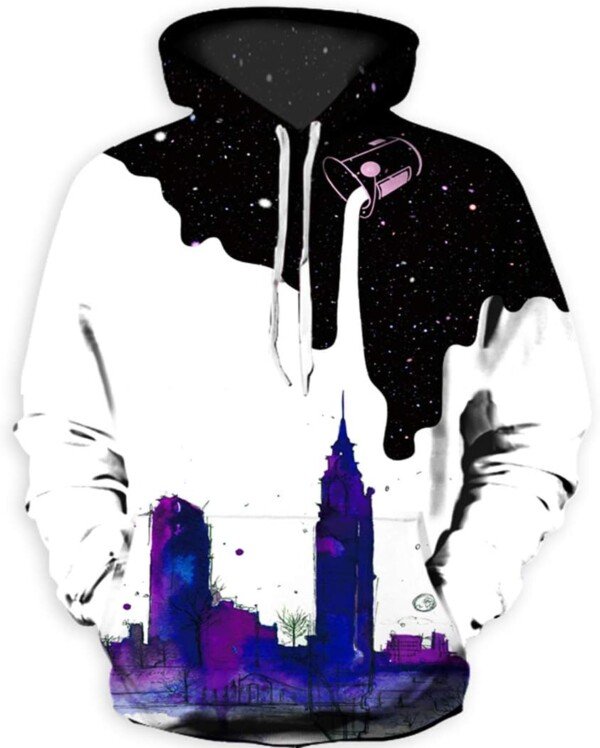 Galaxy Hooded Sweatshirt for Men