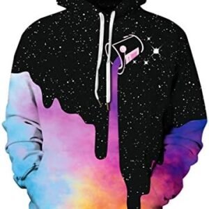 Galaxy Pattern Hoodie for Men