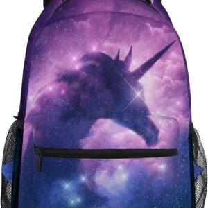 Galaxy Unicorn Backpack for Elementary School