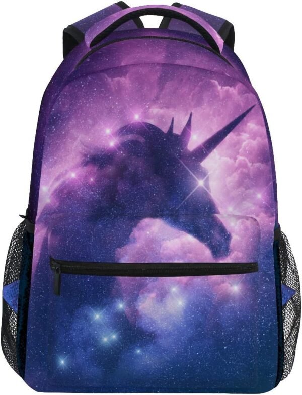Galaxy Unicorn Backpack for Elementary School