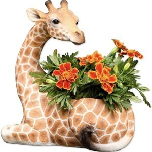 Giraffe Planter - Wildlife Animal Urn