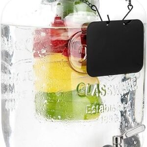 Glass Beverage Dispenser with Infusers