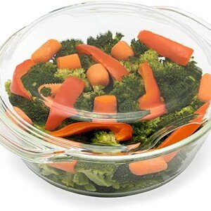 Glass Food Steamer: Microwave & Oven Safe