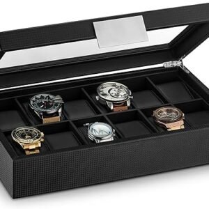 Glenor Co Men’s Watch Box Organizer