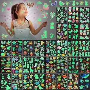 Glow Temporary Tattoos for Kids (Title)