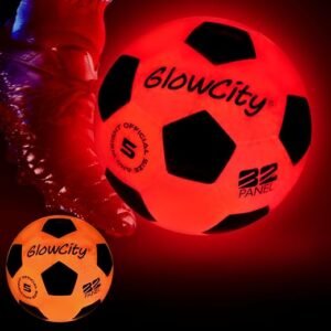 GlowCity Glow in The Dark Soccer Ball