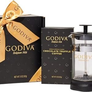 Godiva Coffee Gift Set with French Press and Truffle Coffee