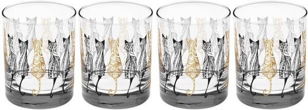 Gold Cats 22k DOF Glass Set