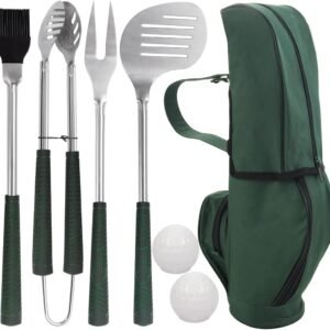 Golf-Club Style BBQ Grill Accessories Set