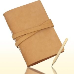 Golf Leather Scorecard Holder with Journal