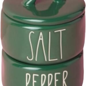 Green Ceramic Salt & Pepper Set – Limited Edition