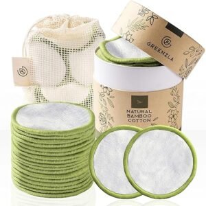 Greenzla Reusable Makeup Remover Pads (20 Pack)