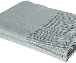 Grey Cashmere Scarf – Gift Box, Large Size