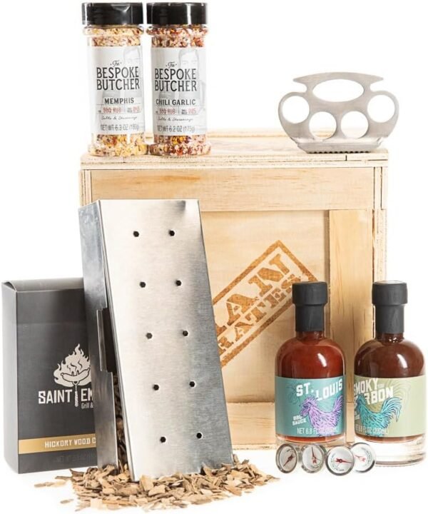 Grill Master Crate with Wood Chips