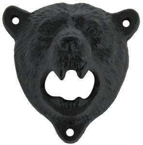 Grizzly Bear Teeth Wall Mounted Bottle Opener