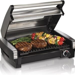 Hamilton Beach Indoor Searing Grill – Stainless Steel