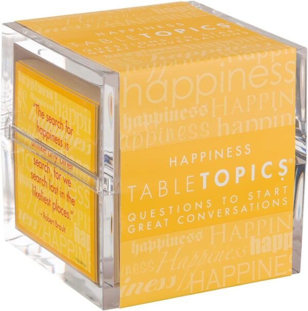 Happiness TableTopics - Conversation Cards for Family Night