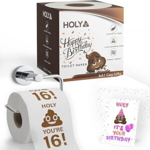 Happy Birthday Toilet Paper - Prank Gift Idea