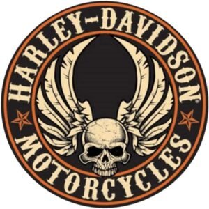 Harley-Davidson Flying Skull Tin Sign