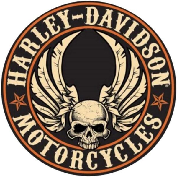 Harley-Davidson Flying Skull Tin Sign
