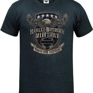 Harley-Davidson Military Charcoal T-Shirt - Veterans Support