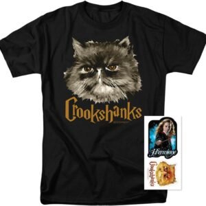 Harry Potter Crookshanks Cat Shirt & Stickers