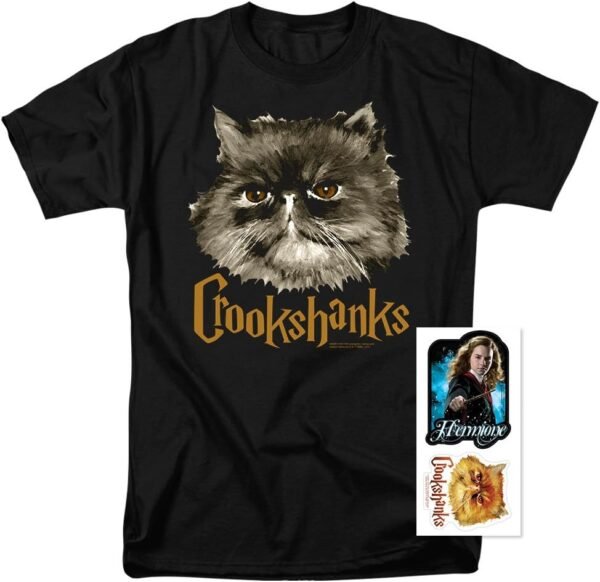 Harry Potter Crookshanks Cat Shirt & Stickers